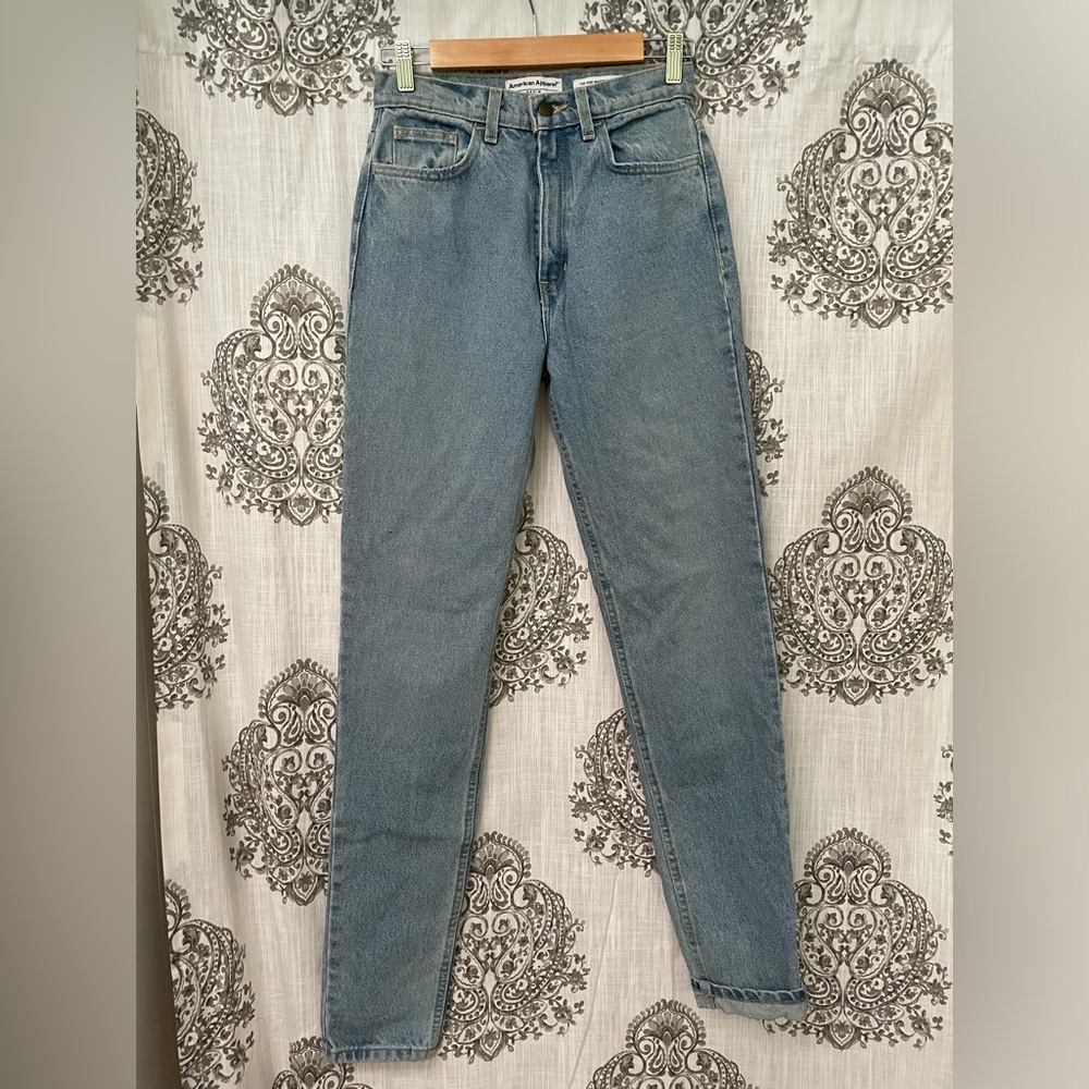 American Apparel Vintage Style High Rise Jeans